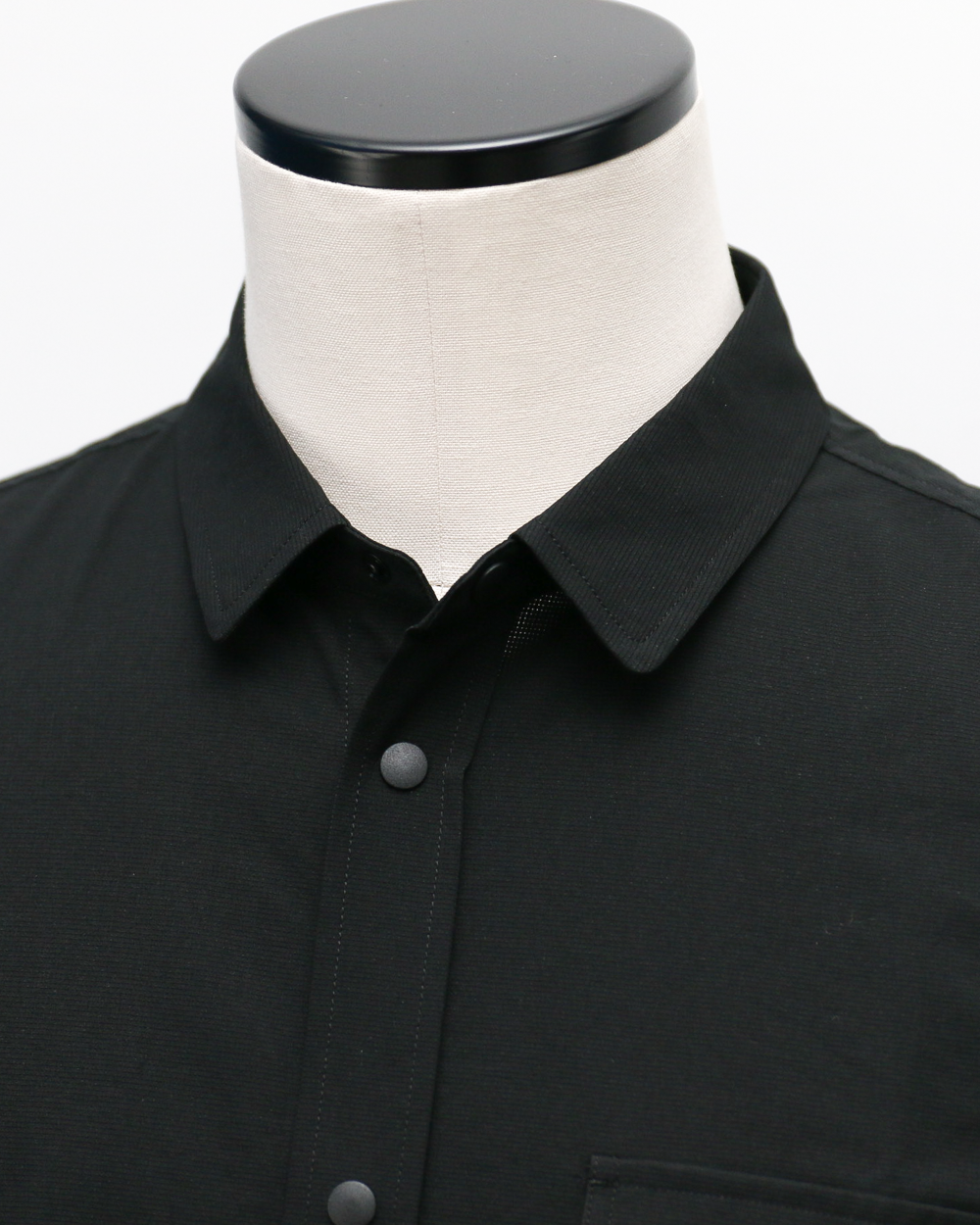 RIDGE MOUNTAIN GEAR Basic Short Sleeve Shirt Solid Black