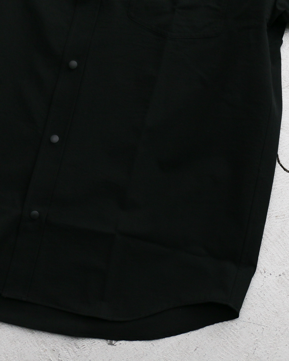 RIDGE MOUNTAIN GEAR Basic Short Sleeve Shirt Solid Black