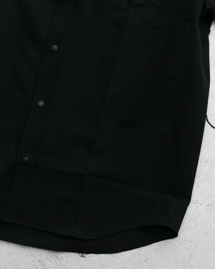 RIDGE MOUNTAIN GEAR Basic Short Sleeve Shirt Solid Black