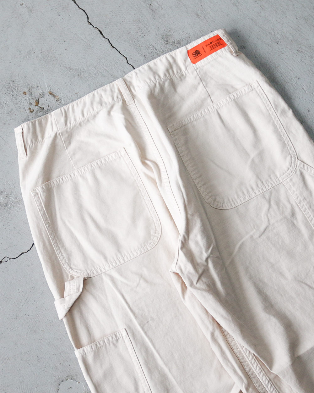 melple メイプル Carpenter Pants Natural
