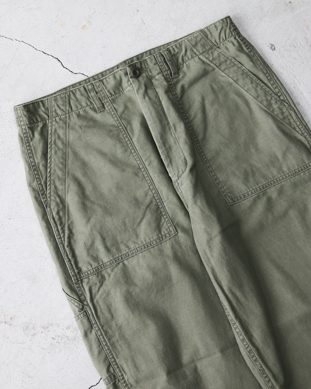 melple メイプル Carpenter Pants Olive