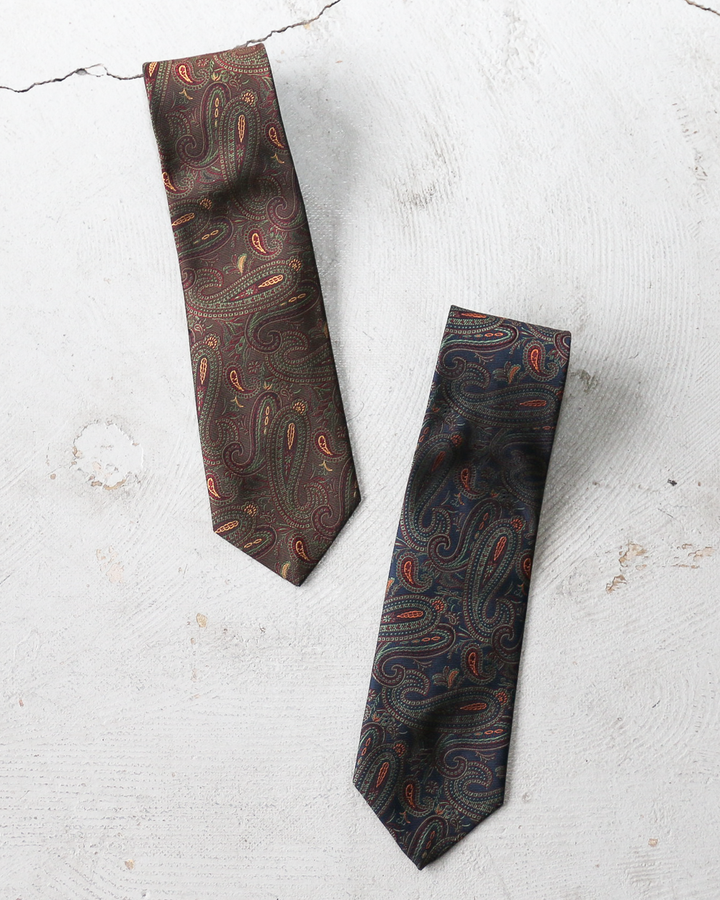 NAVY ROOTS ネイビールーツ NR-TE26-00-2 Archive Paisley Necktie