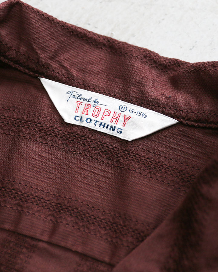 TROPHY CLOTHING TR26SS-403 Havana L/S Shirt Brown