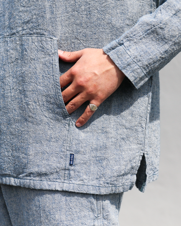 TURN ME ON Linen Chambray Parka