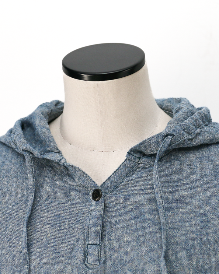 TURN ME ON Linen Chambray Parka