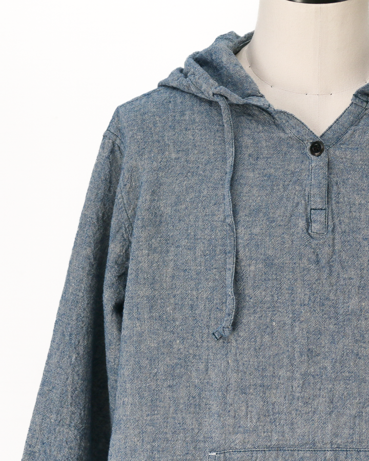 TURN ME ON Linen Chambray Parka