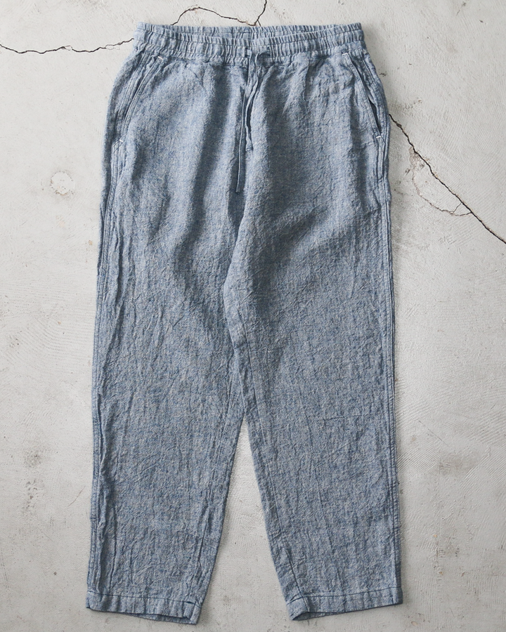 TURN ME ON Linen Chambray Wide Easy Pants