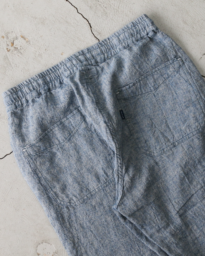 TURN ME ON Linen Chambray Wide Easy Pants