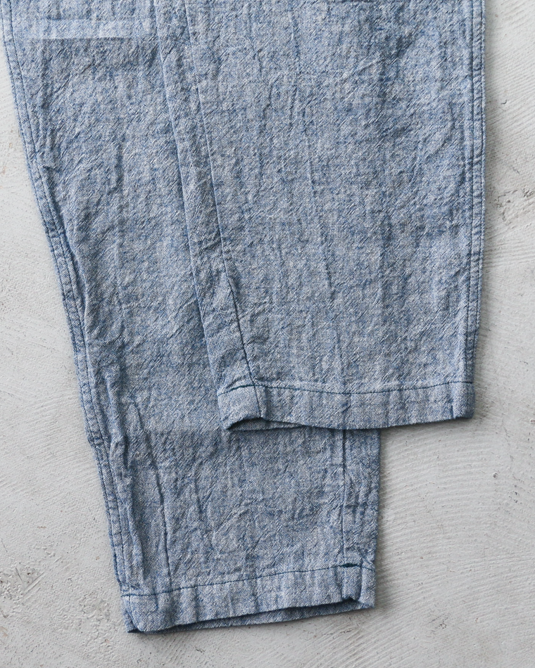 TURN ME ON Linen Chambray Wide Easy Pants