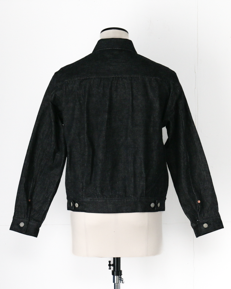 SUGAR CANE SC15650 14.25oz. BLACK DENIM JACKET 1953 MODEL