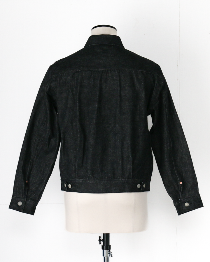SUGAR CANE SC15650 14.25oz. BLACK DENIM JACKET 1953 MODEL
