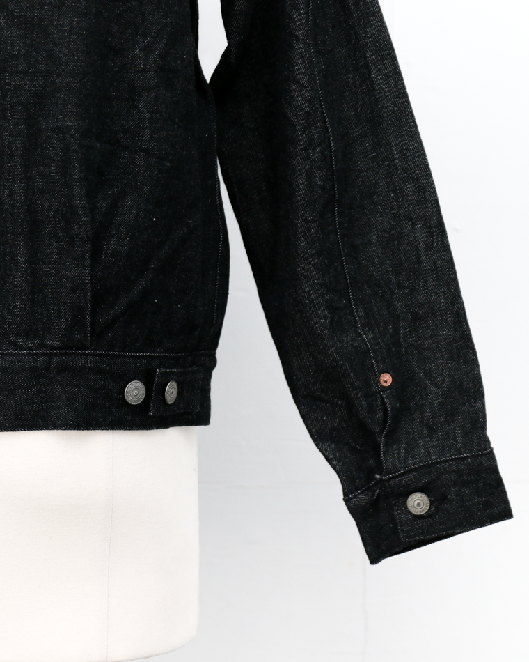 SUGAR CANE SC15650 14.25oz. BLACK DENIM JACKET 1953 MODEL