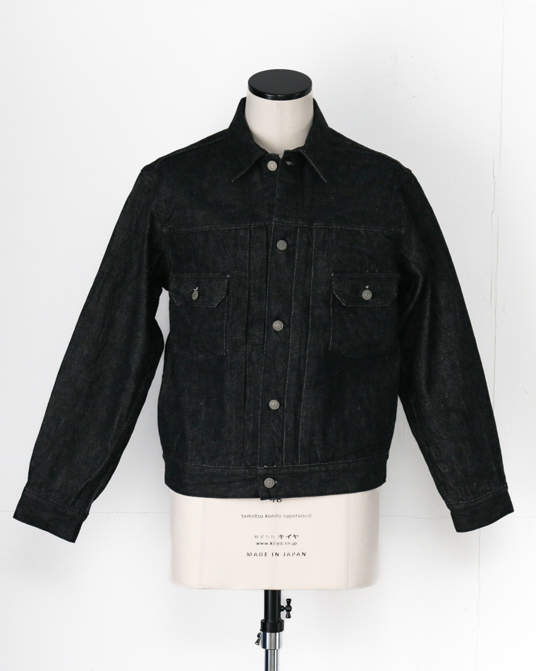 SUGAR CANE SC15650 14.25oz. BLACK DENIM JACKET 1953 MODEL