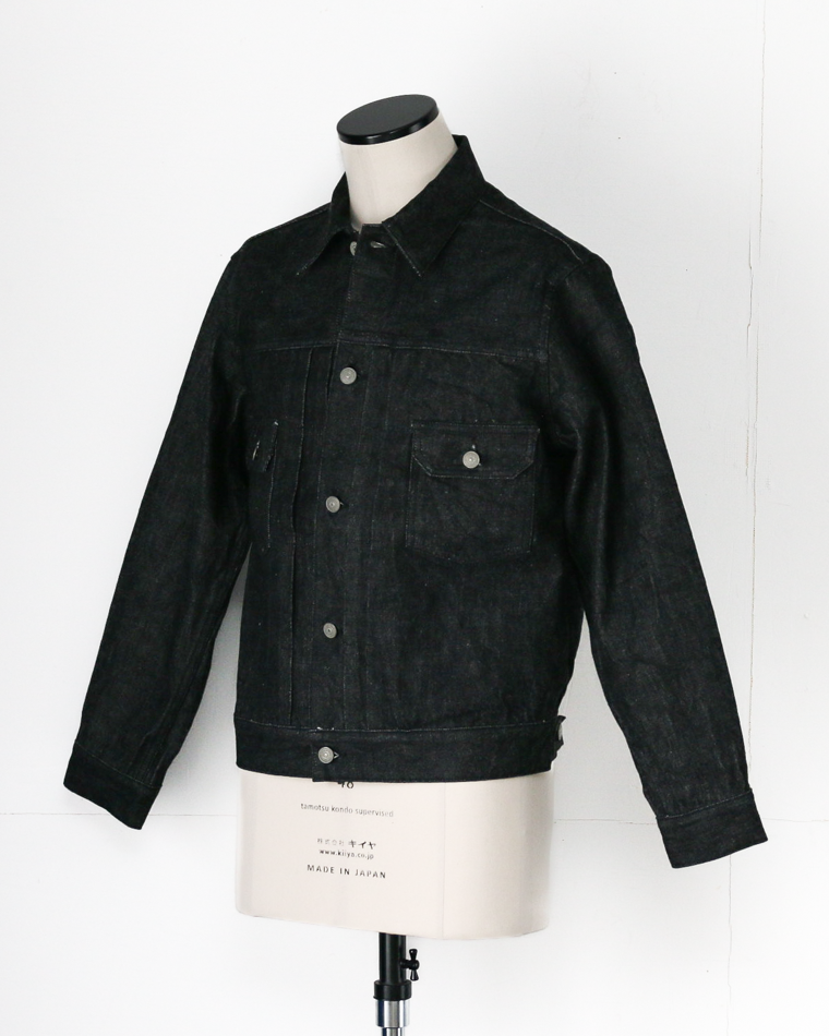 SUGAR CANE SC15650 14.25oz. BLACK DENIM JACKET 1953 MODEL
