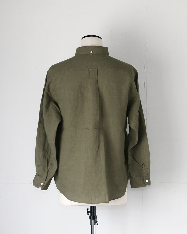 JAMES &amp; CO. STANDARD SHIRT Pujol Relax -LINEN- Khaki