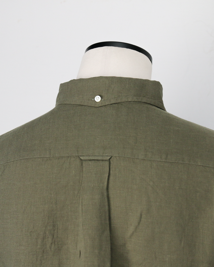 JAMES &amp; CO. STANDARD SHIRT Pujol Relax -LINEN- Khaki