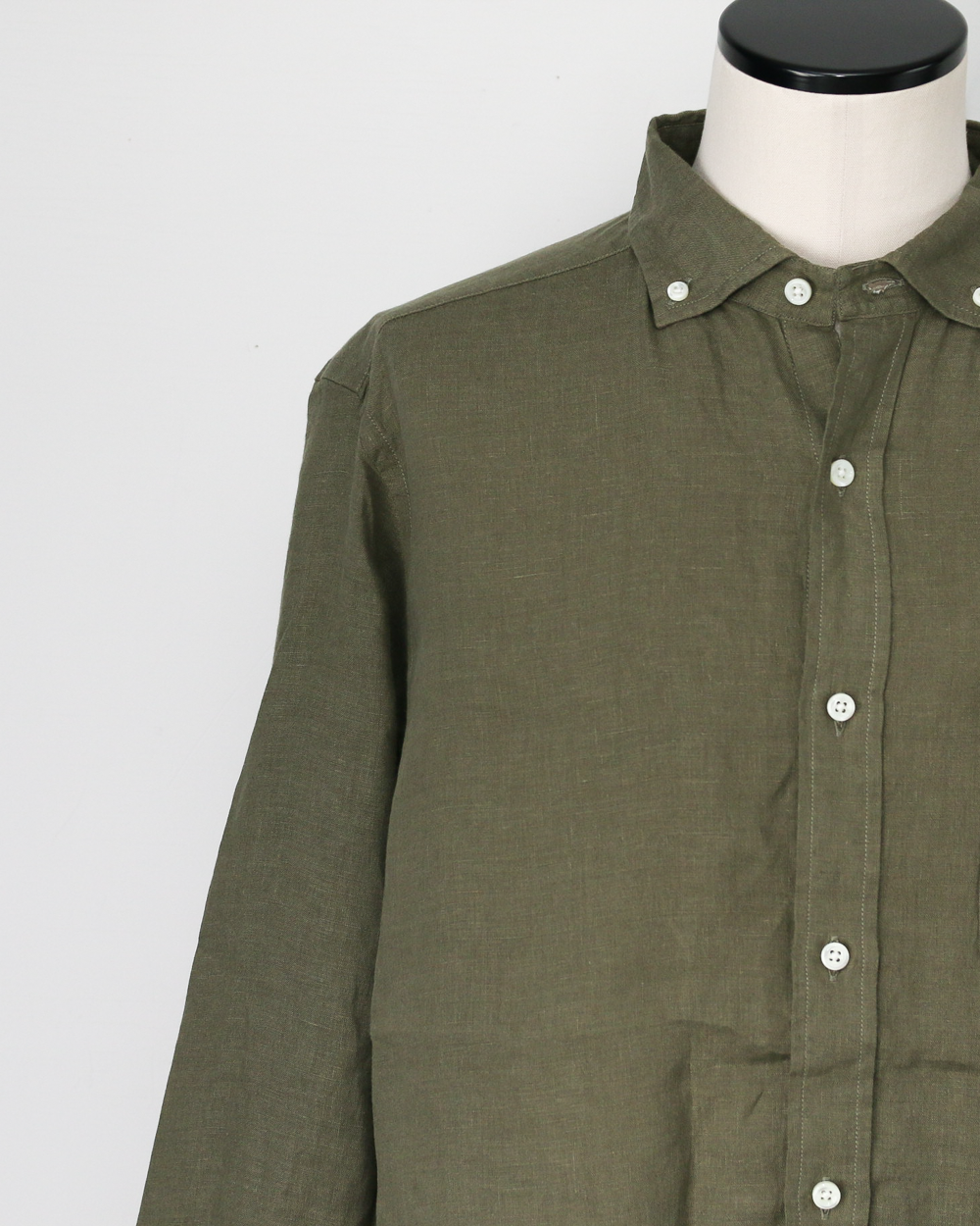 JAMES &amp; CO. STANDARD SHIRT Pujol Relax -LINEN- Khaki