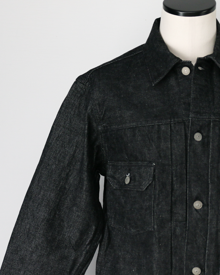 SUGAR CANE SC15650 14.25oz. BLACK DENIM JACKET 1953 MODEL