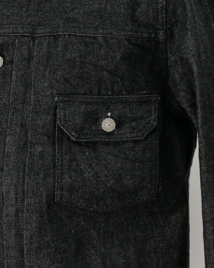 SUGAR CANE SC15650 14.25oz. BLACK DENIM JACKET 1953 MODEL