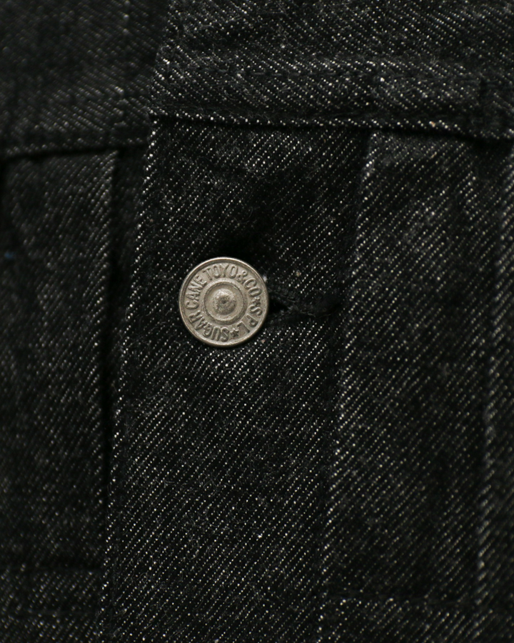 SUGAR CANE SC15650 14.25oz. BLACK DENIM JACKET 1953 MODEL