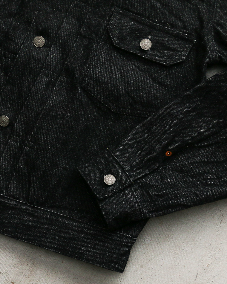 SUGAR CANE SC15650 14.25oz. BLACK DENIM JACKET 1953 MODEL