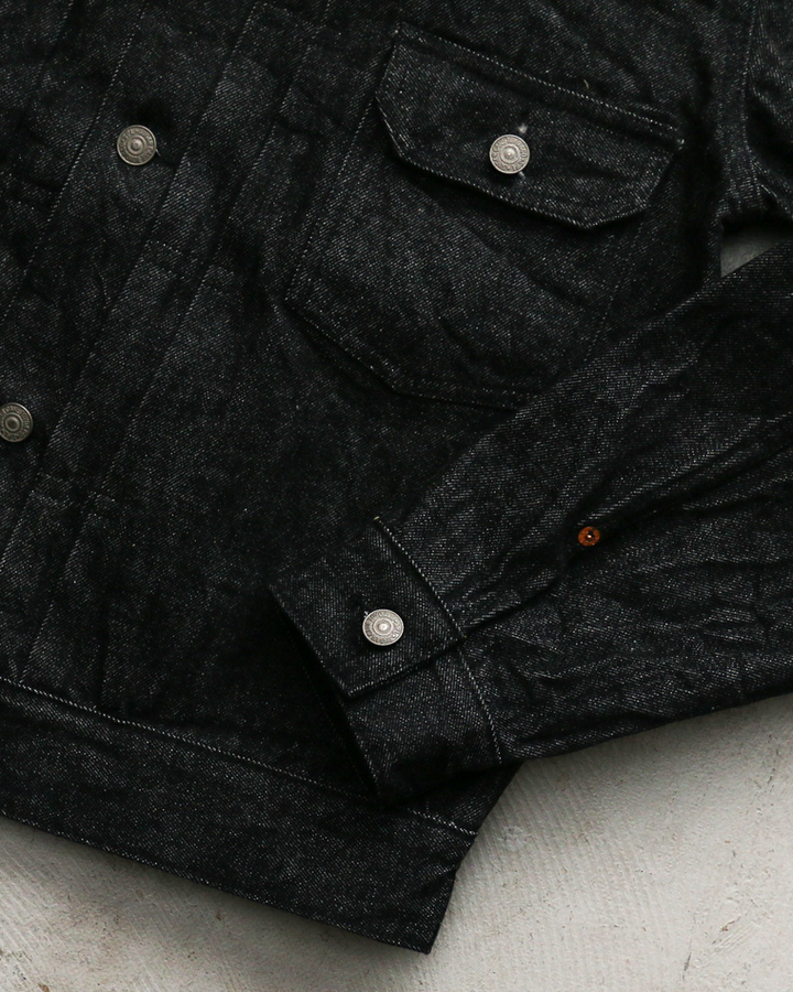 SUGAR CANE SC15650 14.25oz. BLACK DENIM JACKET 1953 MODEL