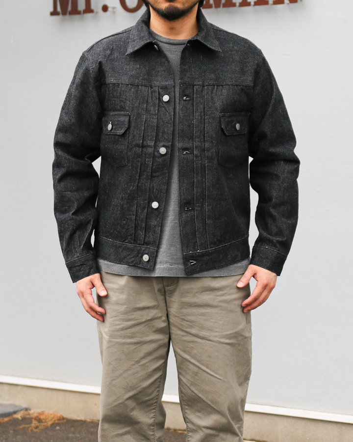 SUGAR CANE SC15650 14.25oz. BLACK DENIM JACKET 1953 MODEL
