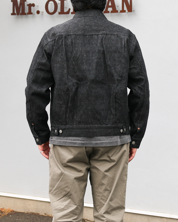 SUGAR CANE SC15650 14.25oz. BLACK DENIM JACKET 1953 MODEL