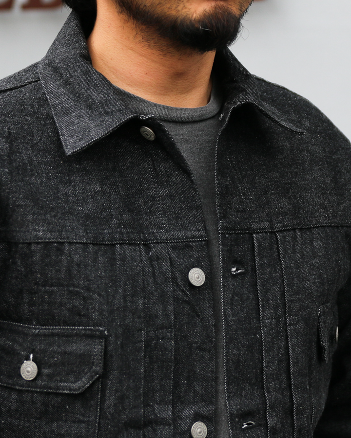SUGAR CANE SC15650 14.25oz. BLACK DENIM JACKET 1953 MODEL