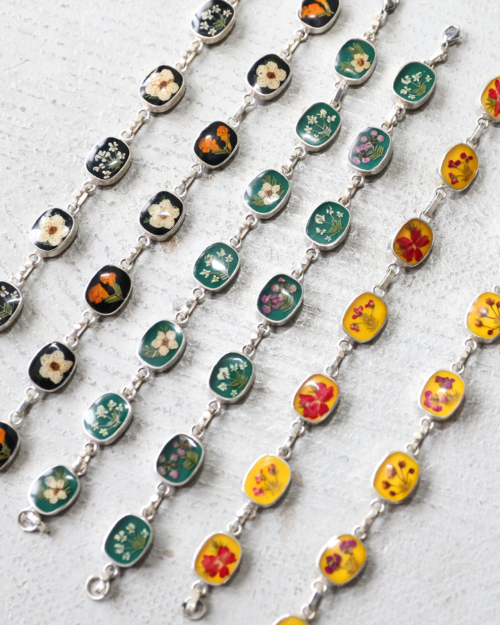 GUSTAVO FLOWER CHAIN BRACELET