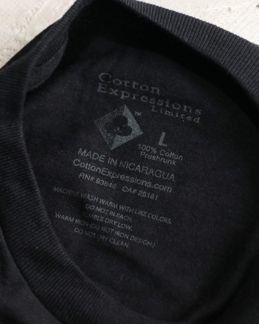 Cotton Expressions コットンエクスプレッション STARRY NIGHT L/S T-SHIRT Black