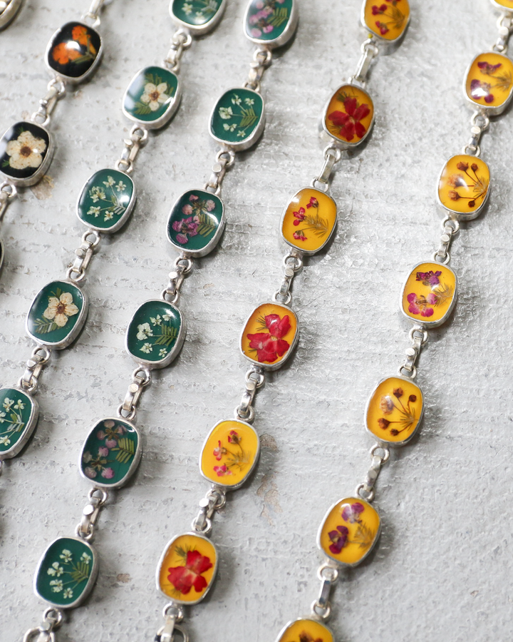 GUSTAVO FLOWER CHAIN BRACELET