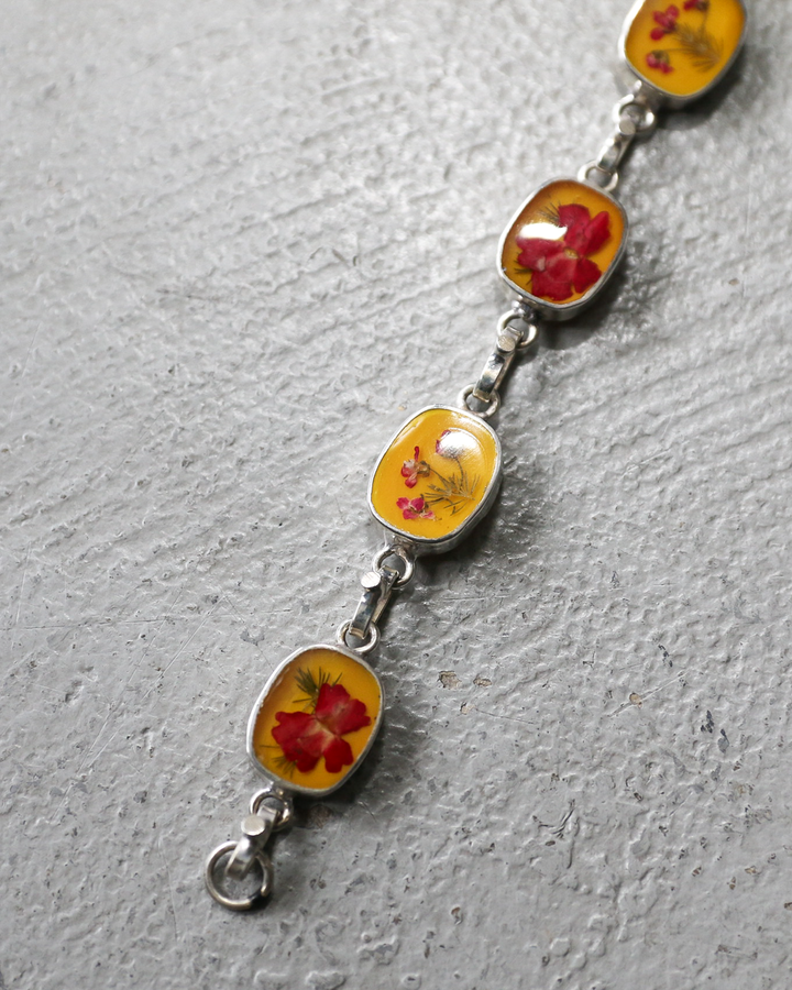 GUSTAVO FLOWER CHAIN BRACELET