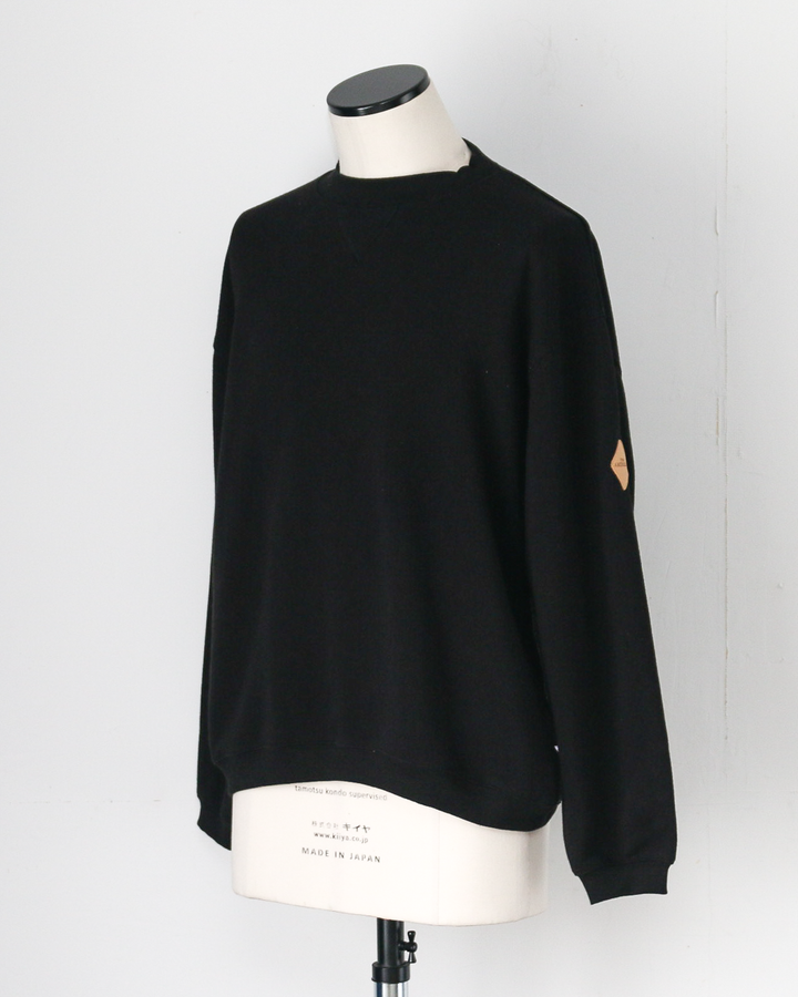 melple メイプル Dreamy Crewneck Black