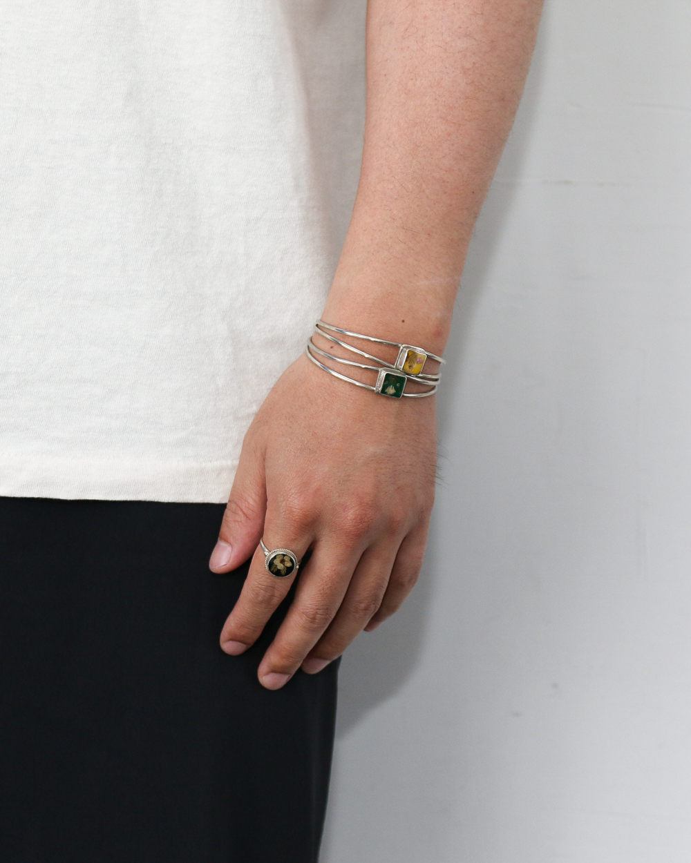 GUSTAVO FLOWER WREATH RING