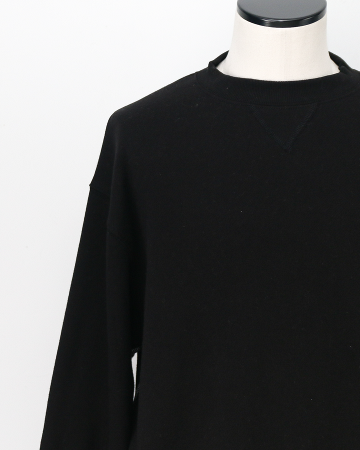 melple メイプル Dreamy Crewneck Black