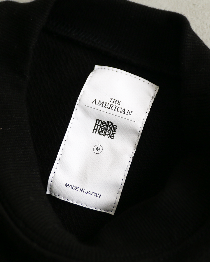melple メイプル Dreamy Crewneck Black