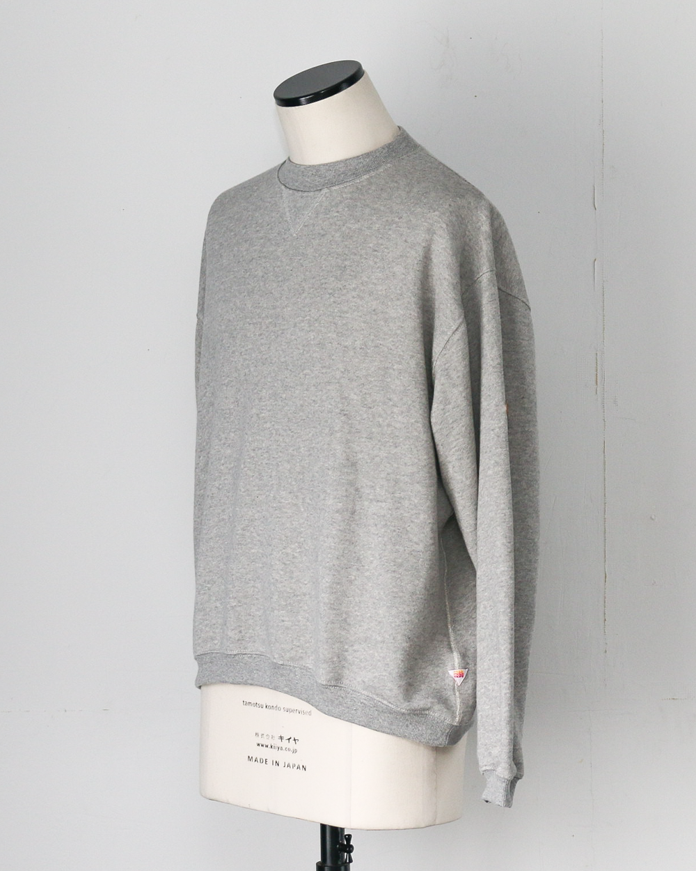 melple メイプル Dreamy Crewneck Heather Grey