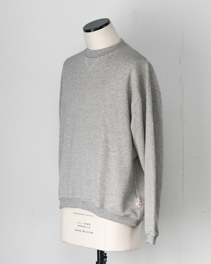 melple メイプル Dreamy Crewneck Heather Grey