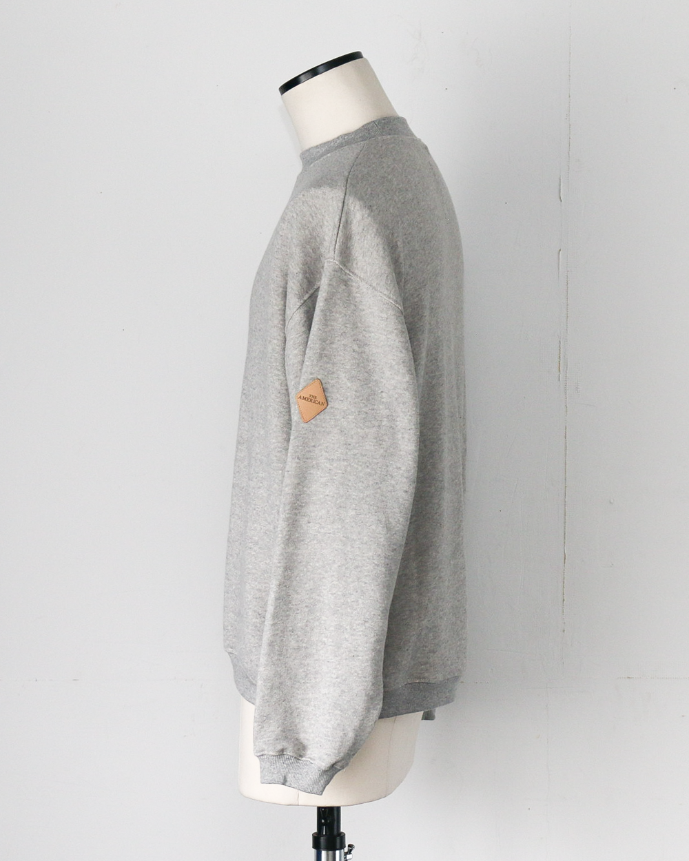melple メイプル Dreamy Crewneck Heather Grey