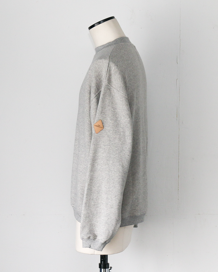 melple メイプル Dreamy Crewneck Heather Grey