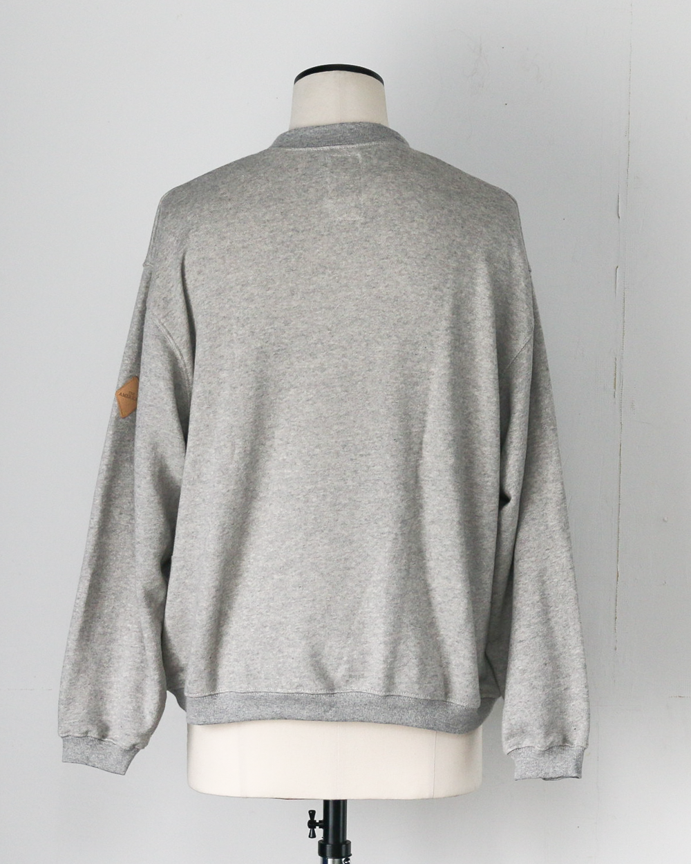 melple メイプル Dreamy Crewneck Heather Grey