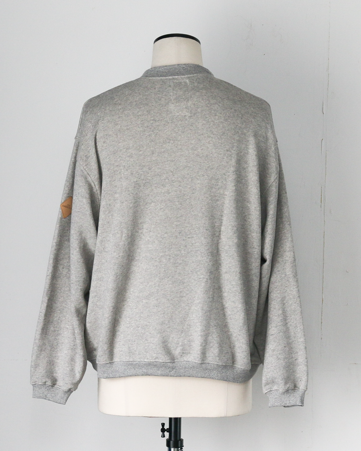 melple メイプル Dreamy Crewneck Heather Grey