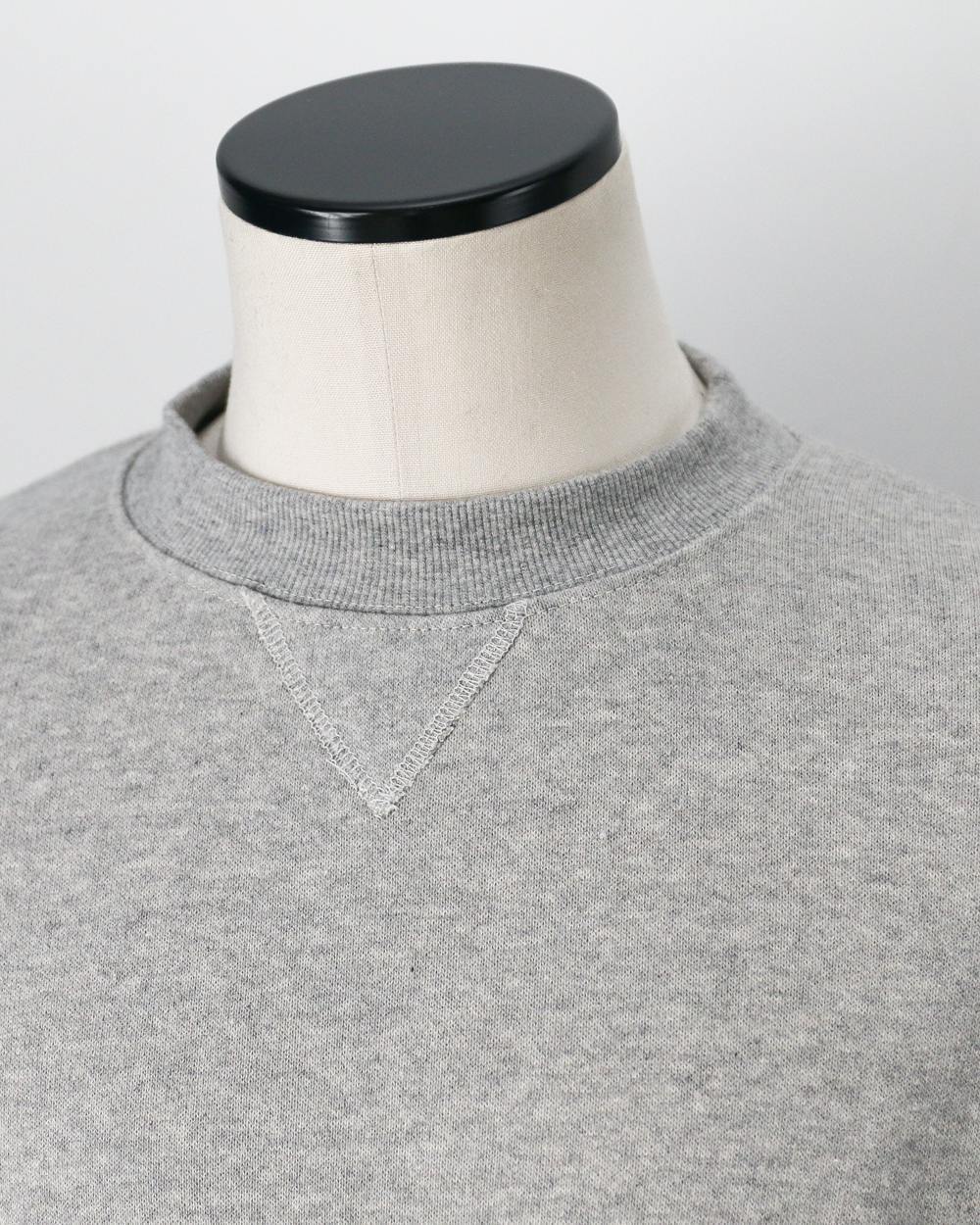 melple メイプル Dreamy Crewneck Heather Grey