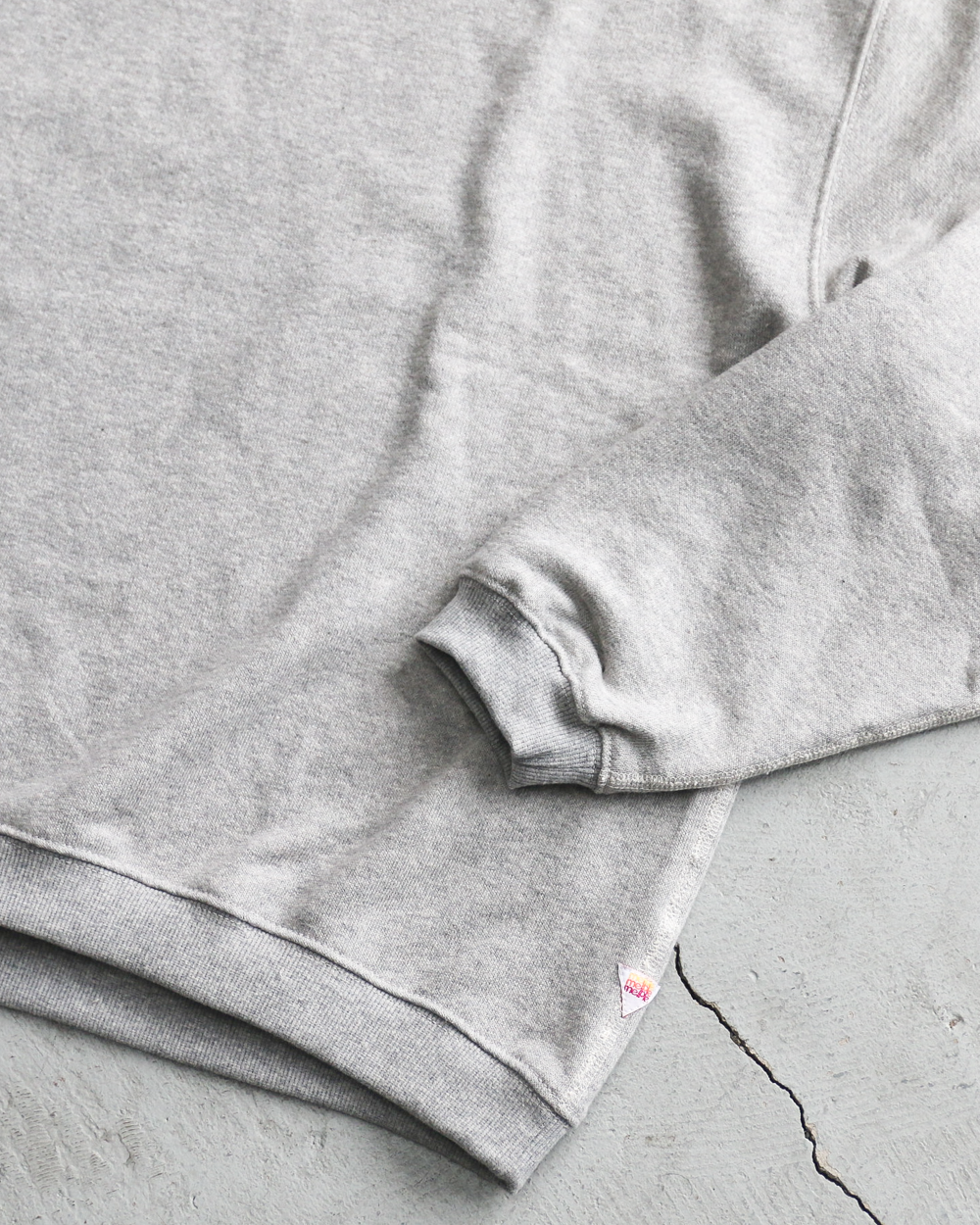 melple メイプル Dreamy Crewneck Heather Grey