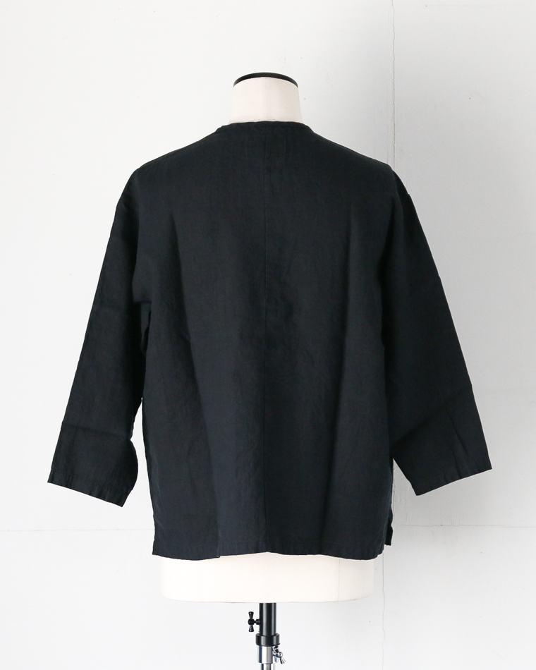 DELICIOUS LINEN Farmers Henry Black