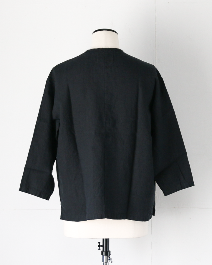 DELICIOUS LINEN Farmers Henry Black
