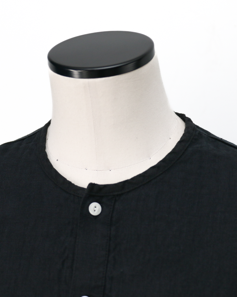 DELICIOUS LINEN Farmers Henry Black