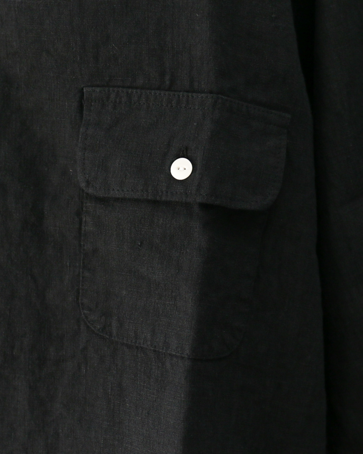 DELICIOUS LINEN Farmers Henry Black