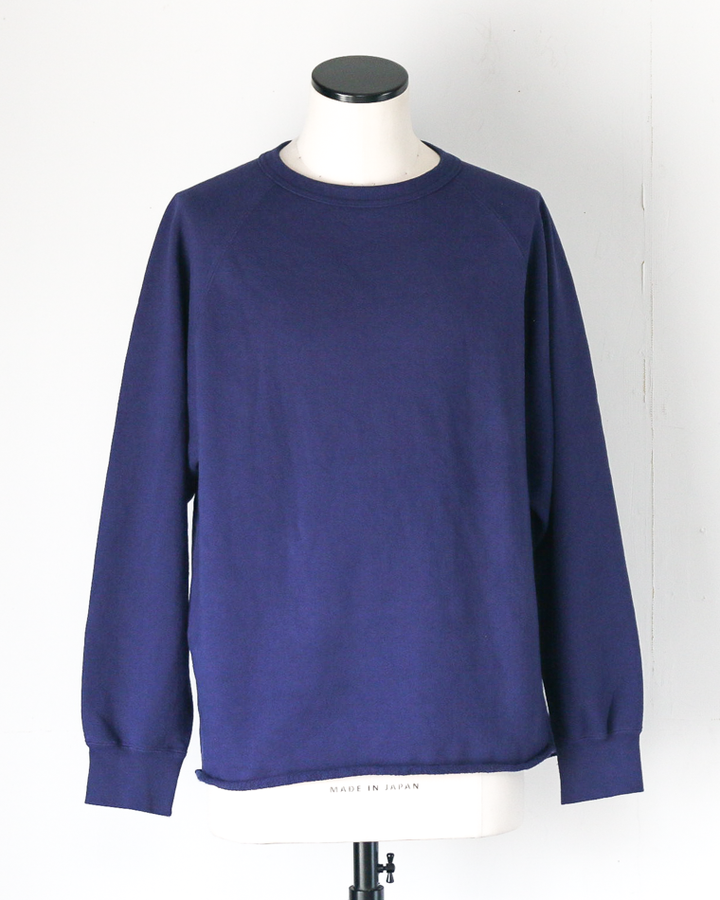 WALLA WALLA SPORT ワラワラスポーツ 13oz CREW SWEAT SHIRT Navy Purple